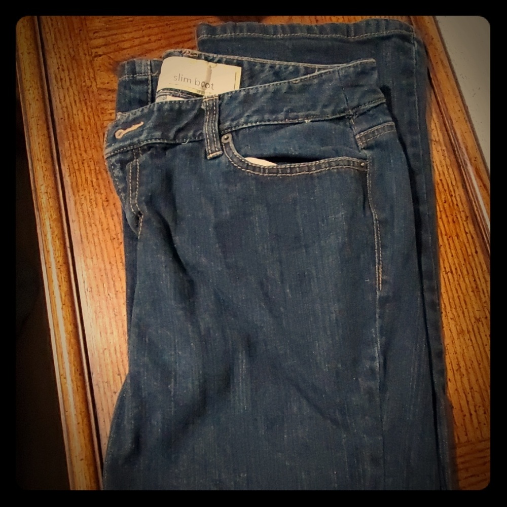 LOFT slim boot cut jeans